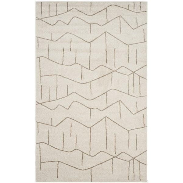 Safavieh Amherst Small Rectangle Area Rug, Ivory and Grey - 4 x 6 ft. AMT429K-4 - main